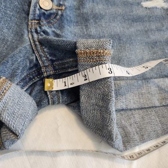 Lucky Brand Size 6 Women's Blue Denim Short - Picture 6 of 10
